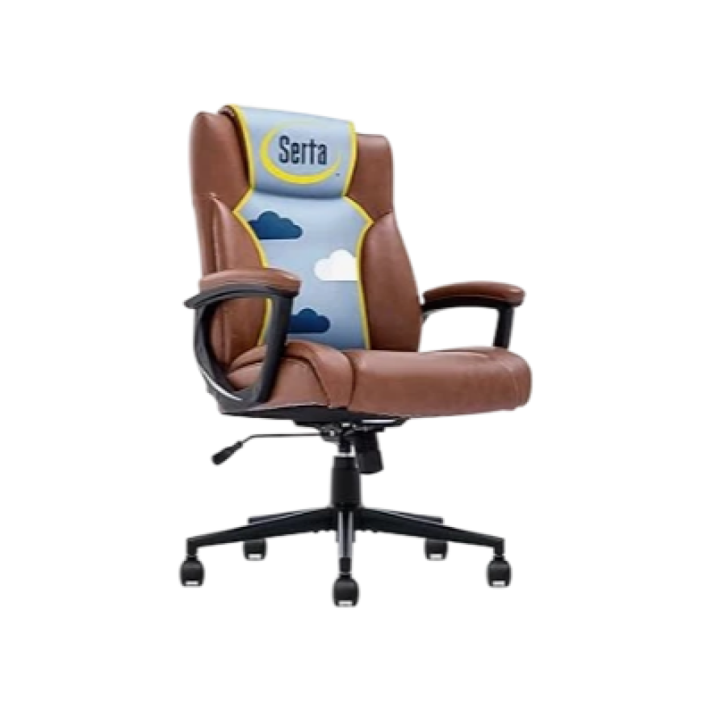 Serta Connor Executive Office Chair (Cognac)