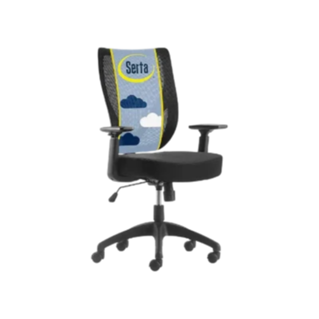 Serta Production Mesh Office Chair – Ergonomic Mid-Back Design