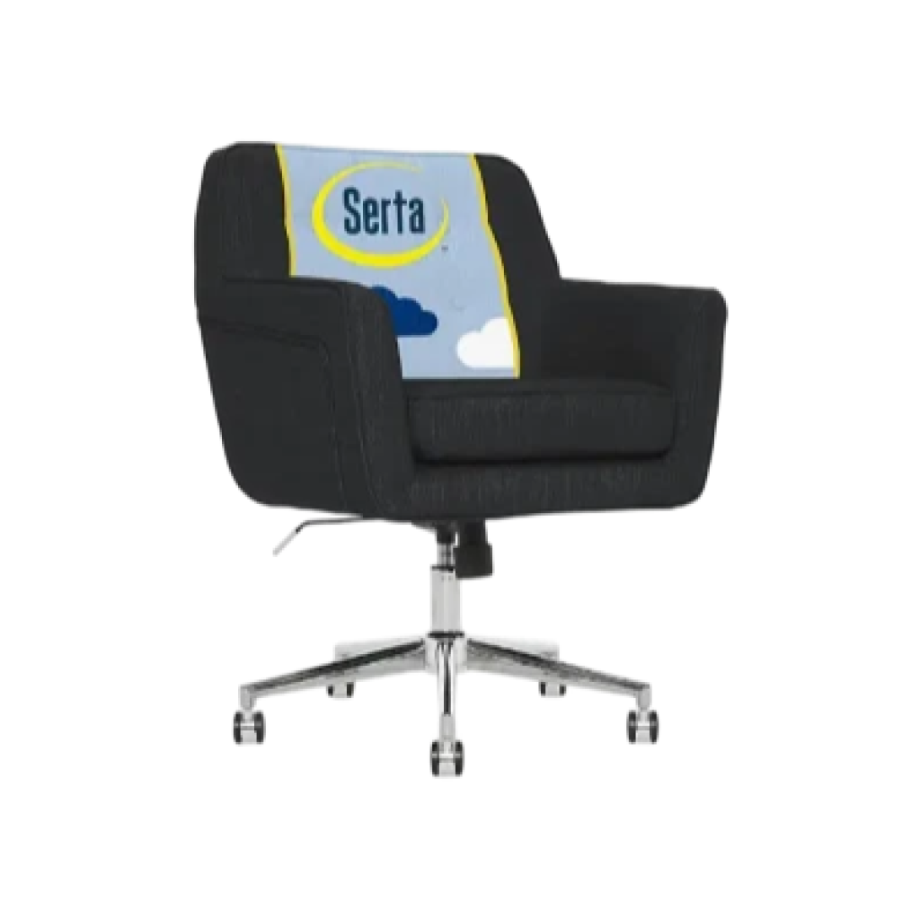 Serta Ashland Home Office Desk Chair – Charcoal Gray