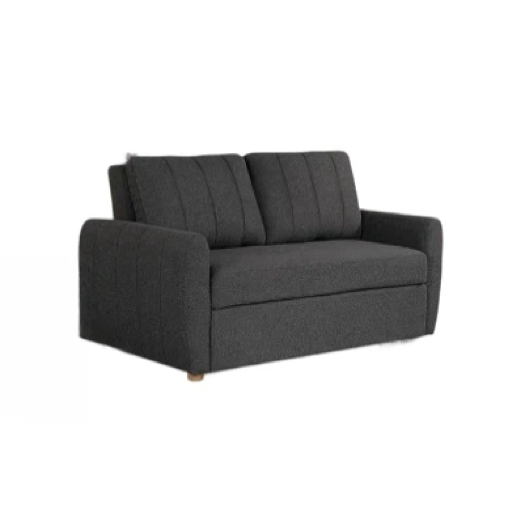 Serta® Galway 66.5" Convertible Sleeper Loveseat – Boucle Charcoal